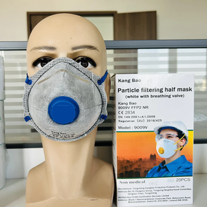 <span class=keywords><strong>Masque</strong></span> de protection anti-particules non tissé 4 plis <span class=keywords><strong>FFP2</strong></span> NR <span class=keywords><strong>en</strong></span> forme de coupelle avec serre-tête, masques anti-poussière à valve respiratoire <span class=keywords><strong>EN</strong></span> <span class=keywords><strong>149</strong></span> - Product Image 1