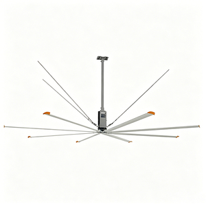 Ventilador de Techo HVLS de Alta Calidad con Motor PMSM de 7.3m, 6.1m, 5.5m para Comedor - Product Image 4