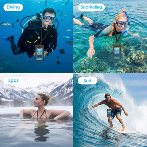 Étui étanche pour téléphone avec fermeture facile et robuste, sac étanche IPX8 pour téléphone portable, idéal pour la plage, cadeau pour maman, protection. - Product Image 4