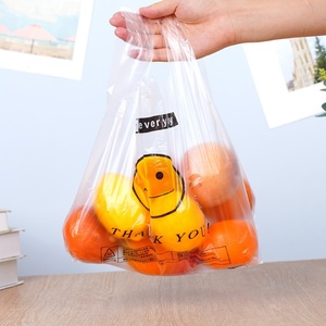Sacs en plastique transparents pour le visage avec poignée gilet pour l'emballage alimentaire à emporter, les fruits, les courses en supermarché - Vente en gros - Product Image 4