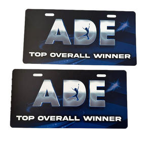 Logotipo personalizado Impresión completa Publicidad Plástico PVC PP Matrícula Tamaño de Australia - Product Image 5