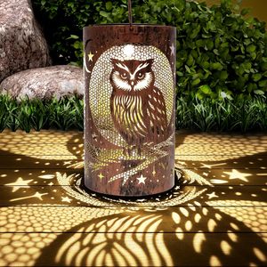 Regalos de cumpleaños con diseño de búho para mujeres, madres, abuelas, lámparas solares, decoración de jardín impermeable para exteriores, luces LED colgantes - Product Image 6