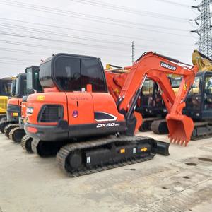 EPA CE 90% nueva condición Doosan dx60-9c miniexcavadora doméstica usada 6ton dx60 excavadora agrícola de segunda mano en stock a bajo precio - Product Image 4