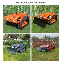 Cortacésped Robótico Comercial Vigorun VTC550, Mini Tractor con Arranque Eléctrico de un Solo Toque, Cortadora de Césped para Campos en Terrazas
