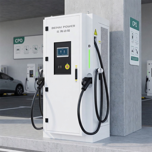 ผู้ผลิต EVSE แหล่งจ่ายไฟ 120kW เครื่องชาร์จเสียงเบา 380V สถานีชาร์จรถยนต์ไฟฟ้าแบบสองหัวชาร์จ สำหรับการชาร์จฉุกเฉิน - Product Image 2