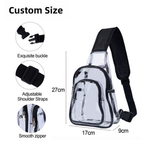 2025 Clear PVC Crossbody <strong>Bag</strong> for Music <strong>Festival</strong> Waterproof Adjustable Strap <strong>Women</strong> Lightweight Rave Party Essentials - Product Image 2