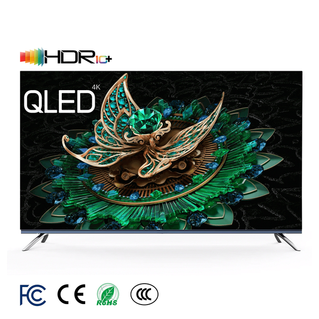 Original Manufacturer 65 Inch 4K HDR UHD QLED Smart TV  Display Television Ultra Slim Frameless Screen Personal Home Cinema