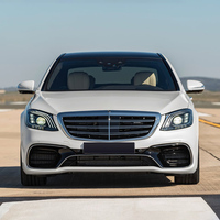S-Class AMG Versión W222 Late Model Bodykit 14-20 Parachoques delantero y trasero Fibra de vidrio Nueva condición para actualización