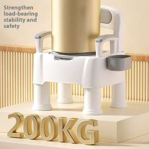 Chaise de siège de toilette en plastique portable de luxe pour les patients âgés pot <span class=keywords><strong>mobile</strong></span> durable pour adultes pour hôtels hôpitaux utilisation en extérieur - Product Image 3