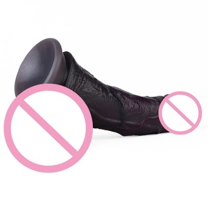 ORALSX Dildo Realista de Silicona Negra de 7 Pulgadas con Bola y Ventosa, Dildo Flexible para Masturbación Femenina, Tapón Anal, Juguete Sexual - Product Image 5