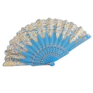 Éventail espagnol personnalisé en plastique PP sur le thème de l'amour, gravé et imprimé, pour femmes - Product Image 4