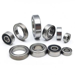 Deep Groove Ball <b>Bearing</b> 6010-2RS Single Row Chrome Steel 50x80x7mm Metric ABEC-1-7 C0 <b>Grease</b> Lubricated Shielded Seal - Product Image 2
