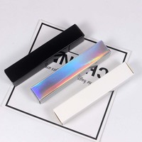 Boîtes en papier kraft coloré personnalisées pour cosmétiques, rouge à lèvres, petites boîtes pour l'emballage d'un ensemble de gloss à lèvres, boîte d'emballage pour gloss à lèvres