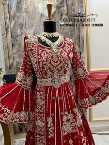 2026 Hui Princess Embroidered Crystal Anti Static Wedding Dress Ba Suit Sari High End Custom China <strong>Lengha</strong> Luxury - Product Image 3