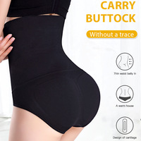 Sous-vêtement taille haute sans couture pour femme, gaine de levage des hanches, pantalon façonnant