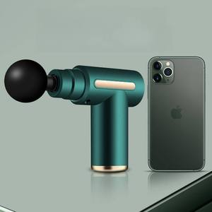 Venta al por mayor directa de fábrica: Mini pistola de masaje miofascial recargable con control de velocidad y batería de litio de 1200 mAh para músculos corporales - Product Image 4