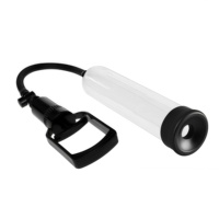 Pompe à vide pour homme : Bulbe à presser, Cylindre transparent, Entrée souple, Libération rapide de la pression, Tube détachable et facile à nettoyer.