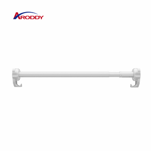 ARODDY Kit de rangement compact pour colis postaux, tringle à tension en acier au carbone de 70-120 cm pour fenêtre de sous-sol, rangement et rideaux de douche - Product Image 1