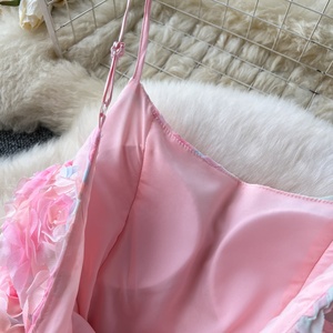 Nuovo Abito Estivo Senza Maniche con Spalline Sottili e Vita Alta per Donna - Product Image 4