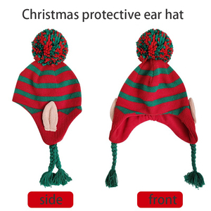 Gorro de Navidad personalizado gorros de invierno para niños y adultos gorro de punto bordado para ropa de fiesta-venta al por mayor - Product Image 6