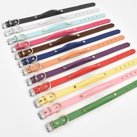 Collier personnalisé de luxe pour chiot avec strass, collier en cuir personnalisé pour petits chiens, breloques avec nom, accessoires pour animaux de compagnie
