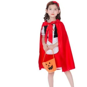 Halloween <span class=keywords><strong>cuento</strong></span> <span class=keywords><strong>de</strong></span> hadas rendimiento <span class=keywords><strong>Caperucita</strong></span> <span class=keywords><strong>Roja</strong></span> princesa vestido Navidad Cosplay algodón seda mascarada - Product Image 5