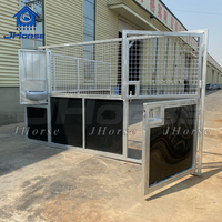 Classique Pas Cher Personnalisé Facile à Nettoyer HDPE Remplissage Portable Horse Stables Panneaux Horse Stall à Vendre