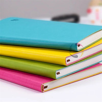 Cahier de notes en papier recyclé écologique Nouvelle mode Cahier d'exercices en cuir à couverture rigide bon marché avec impression personnalisée