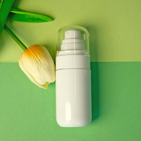 Emballage vide pour toner de soin de la peau, logo personnalisé, flacon vaporisateur fin en PET blanc pour le visage
