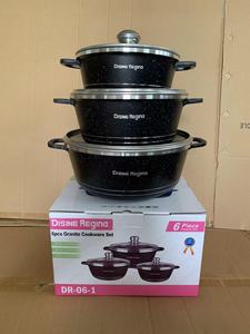 Set di Pentole da Cucina in <span class=keywords><strong>Granito</strong></span> Moderno 6 Pezzi Antiaderente Vendita Calda - Product Image 5