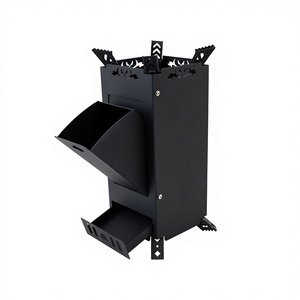 Estufa de etanol para acampar al aire libre, chimenea metálica independiente, equipo de picnic plegable y portátil para viajes en auto. - Product Image 1