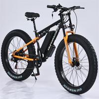 Chine usine 26 gros pneu vélo électrique 48v 350w moteur neige vélo électrique gros vélo à vendre Canada russie royaume-uni