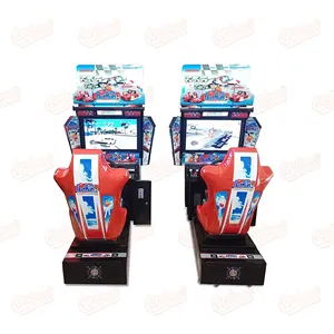 Nieuwe Producten Electricvideo Game Virtual Reality Ervaring Auto Racesimulator Race Car Led Race Arcade Game Machine
