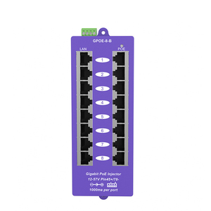 GPOE-8-B ตัวจ่ายไฟ PoE แบบ Gigabit 8 พอร์ต อีเธอร์เน็ต  ตัวจ่ายไฟ PoE แบบ Gigabit - Product Image 3