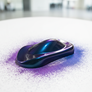 Recubrimiento en Polvo de Poliéster <span class=keywords><strong>Epoxi</strong></span> PPBS1903 Camaleón Azul Verde Púrpura, Resistente a Altas Temperaturas, para Pintura, Suministro de Fábrica - Product Image 1