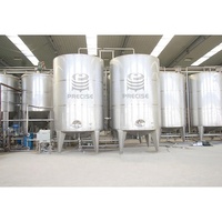 Réservoir de fermentation de vin d'acier inoxydable d'usine professionnelle réservoir de stockage de vin supérieur fermé