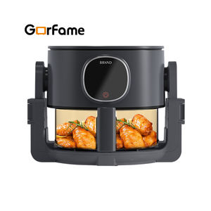 หม้อทอดไร้น้ำมันอัจฉริยะสำหรับทำอาหาร4L เครื่องควบคุมความร้อนด้วยระบบดิจิทัลความเร็วสูงทำความสะอาดได้ง่าย - Product Image 2