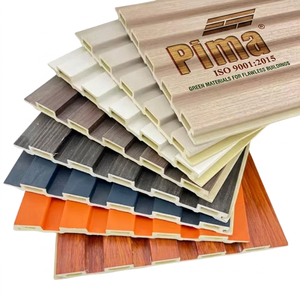 Panneau mural en PVC moderne rainuré - Feuilles imperméables, ignifuges et insonorisantes pour usage intérieur (Pima) - Product Image 3