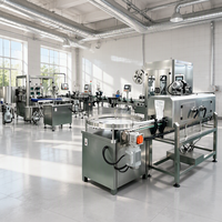 Ligne de production de remplissage de liquides pour flacons compte-gouttes cosmétiques 2026 pour huiles essentielles, huiles capillaires, huiles à barbe, dissolvants de vernis à ongles