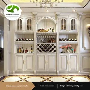 Duoou מותאם אישית עץ מלא אירופאי בסגנון סיני דלת ארון מטבח/חדר אוכל ביתי - Product Image 3