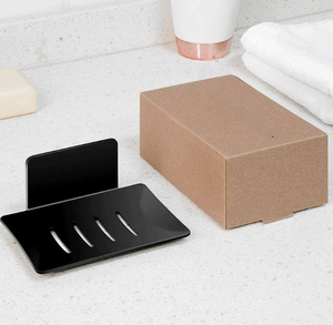 <span class=keywords><strong>Savon</strong></span> plat auto-adhésif écologique <span class=keywords><strong>pour</strong></span> la douche, porte-<span class=keywords><strong>savon</strong></span> en aluminium noir, plat <span class=keywords><strong>pour</strong></span> la salle de bain - Product Image 6