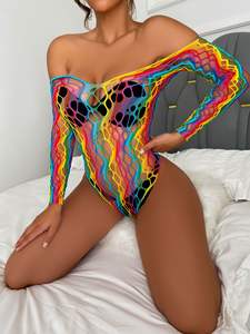 New Arrive Sexy Lingerie Bodystocking Fishnet Bodystocking Sexy Lingerie Fishnet Bodystocking Lingerie Womens Clothing - Product Image 4