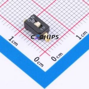 CFS-0102MB DIP Switch Switch Single Pole Single Throw 1 2.54mm 100mA - Product Image 1