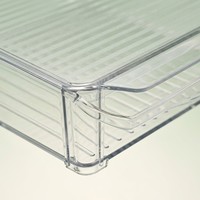 Contenants de stockage alimentaire empilables en PET sans BPA, économiseurs d'espace, hermétiques, adaptés au réfrigérateur et au congélateur, ensemble de cuisine moulé par injection
