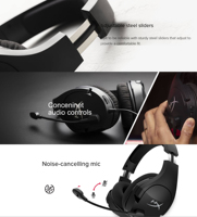 Casque de jeu HyperX Cloud Stinger Core pour PlayStation 4 et 5 casque filaire sur l'oreille avec micro immersif dans l'audio de jeu