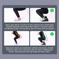 PROIRON Planche inclinée réglable à 3 niveaux pour squats, étirements des mollets et des tendons d'Achille, favorisant la mobilité de la cheville