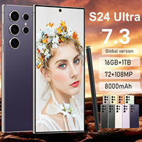 Smartphone S24 Ultra 5G en Stock en EE. UU., Pantalla HD de 7.3 Pulgadas, Carga Rápida de 65W, 8+512GB, 12GB, Lápiz Integrado, Compatible con Español y Francés