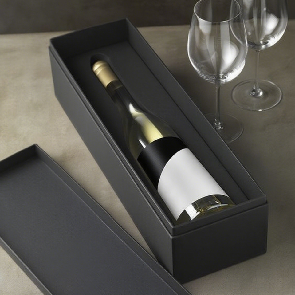 Customized Rigid Cardboard Wine Packaging Boxes Champagne Whisky Red ...