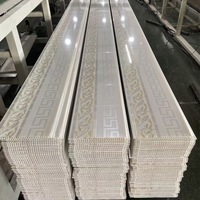 Panneaux en PVC pour plafond, grille en plastique, résistants à l'humidité et ignifuges, pour serre, cuisine, salon, chambre, salle de bain, style moderne