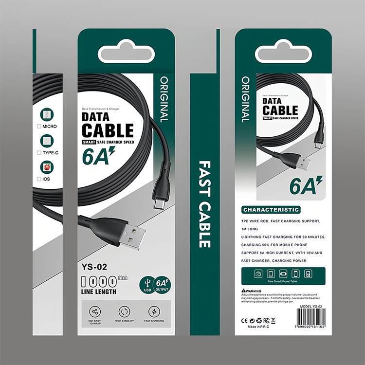 Cable tipo Tipo C en caja